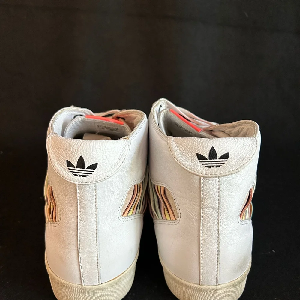 Adidas Consortium Superskate Mid Leather Shoe Rainbow Pastel 026306 Men Sz 12.5